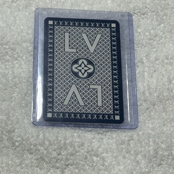 Louis Vuitton Blue Playing Card Queen of Clubs - Picture 3 of 4